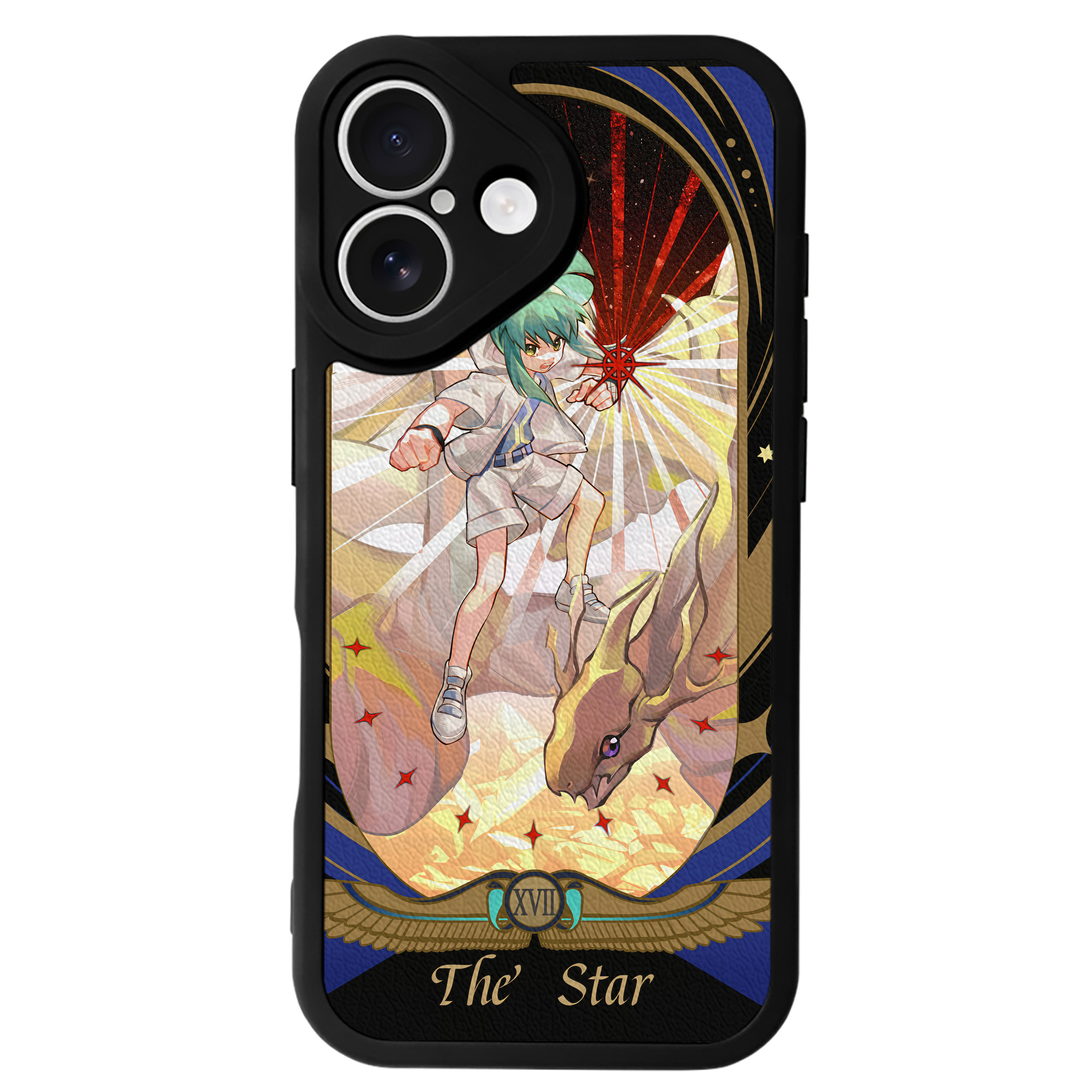 （画像用） 遊☆戯☆王 Yu-Gi-Oh! 【iPhone 16シリーズ対応】シリコンスマホケース（レザー調） 材質：シリコン